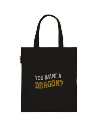 PRE-ORDEN- Fourth Wing: Want a Dragon Tote Bag TARDA DE 2-5 SEMANAS EN LLEGAR A PARTIR DEL 30 DE SEPTIEMBRE