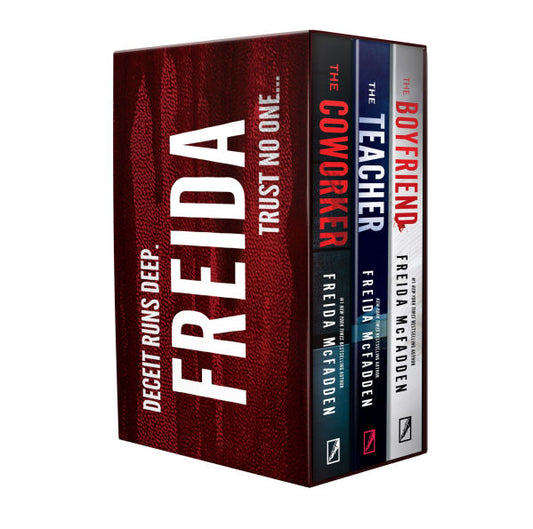 PRE-ORDEN- Freida McFadden 3 Book Boxed Set 1: The Teacher, The Coworker, and The Boyfriend by Freida McFadden TARDA DE 2-5 SEMANAS EN LLEGAR A PARTIR DEL 21 DE OCTUBRE