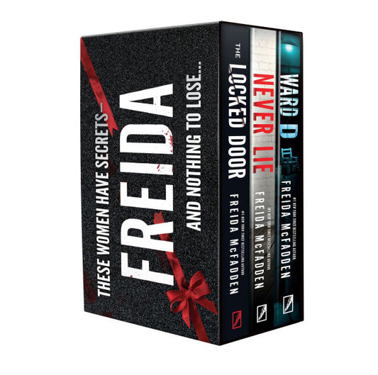 PRE-ORDEN- Freida McFadden 3 Book Boxed Set 2: Never Lie, Ward D and Locked Door by Freida McFadden TARDA DE 2-5 SEMANAS EN LLEGAR A PARTIR DEL 21 DE OCTUBRE