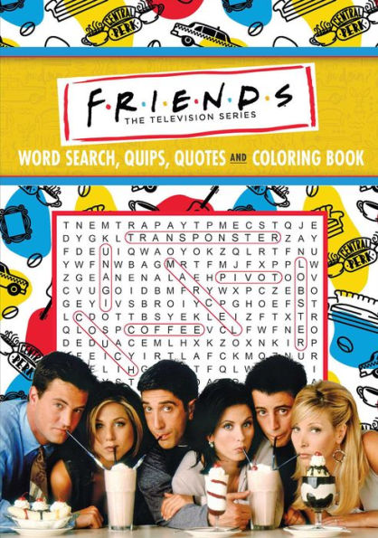 PRE-ORDEN- Friends Word Search, Quips, Quotes, and Coloring Book TARDA DE 2 A 5 SEMANAS EN LLEGAR