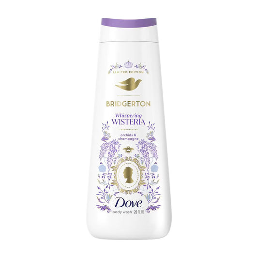 PREORDEN -Dove Beauty Limited Edition Bridgerton Body Wash - Whispering Wisteria - Orchids & Champagne Scent - 20oz- 2 A 4 SEMANAS EN LLEGAR