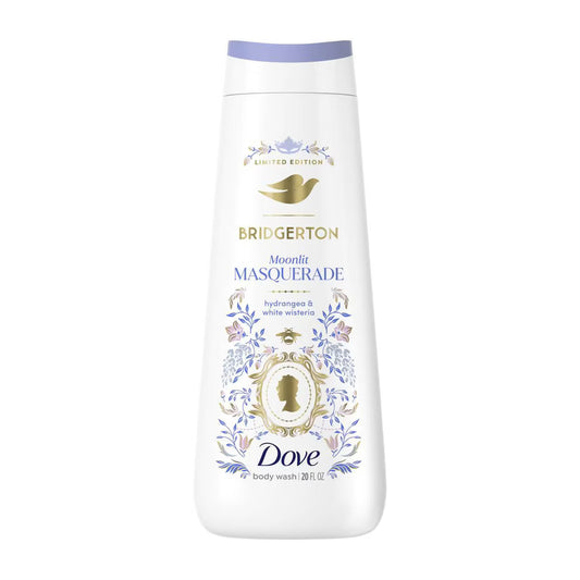 PREORDEN -Dove Beauty Limited Edition Bridgerton Body Wash - Moonlit Masquerade - Hydrangea & White Wisteria Scent - 20oz- 2 A 4 SEMANAS EN LLEGAR