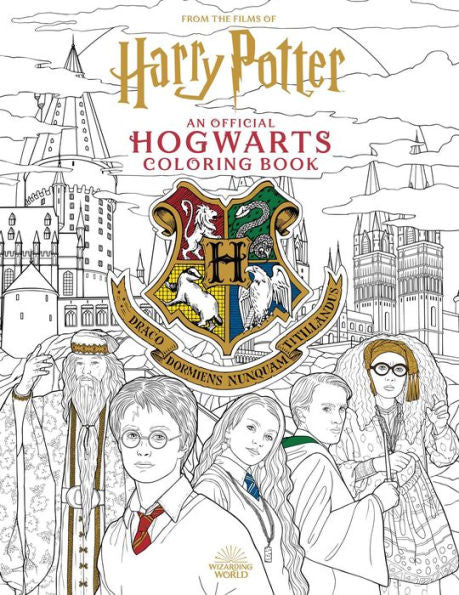 PRE-ORDEN- Harry Potter: An Official Hogwarts Coloring Book TARDA DE 2 A 5 SEMANAS EN LLEGAR