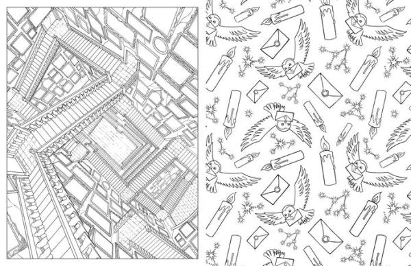 PRE-ORDEN- Harry Potter: An Official Hogwarts Coloring Book TARDA DE 2 A 5 SEMANAS EN LLEGAR