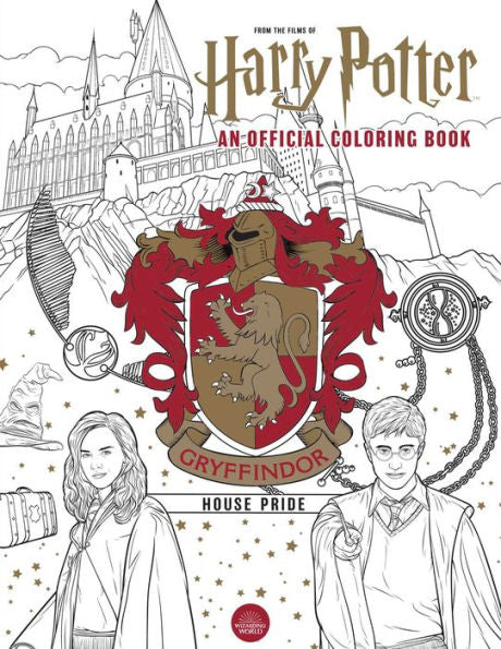 PRE-ORDEN- Harry Potter: Gryffindor House Pride: The Official Coloring Book TARDA DE 2 A 5 SEMANAS EN LLEGAR