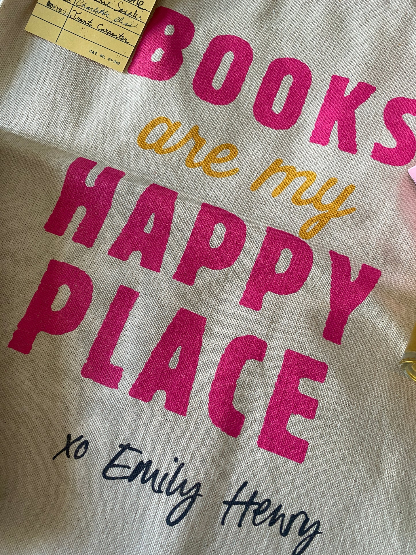 Happy Place Tote Bag de Emily Henry