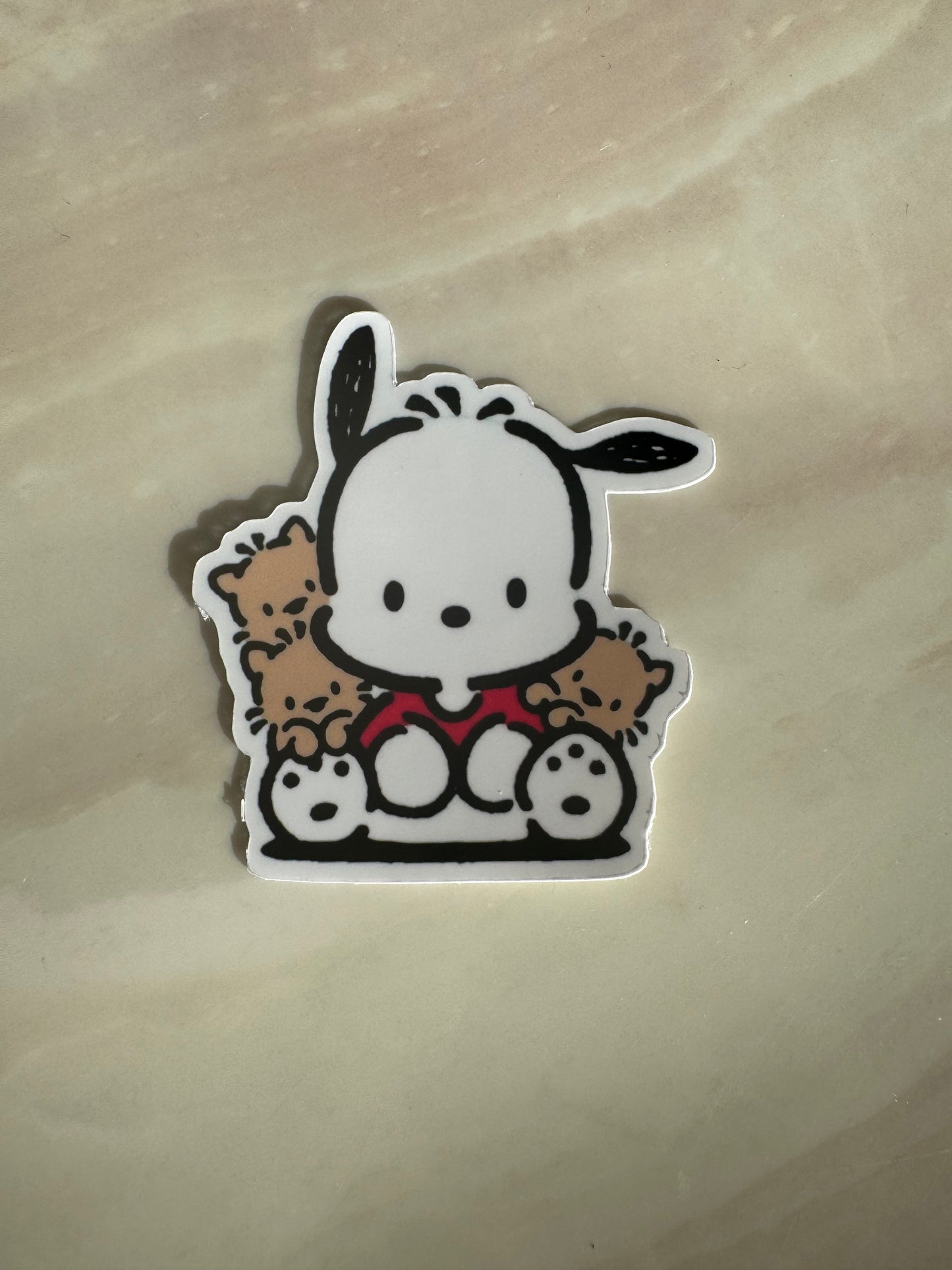PUPPY & FRIENDS- STICKER WATERPROOF ( A PRUEBA DE AGUA)