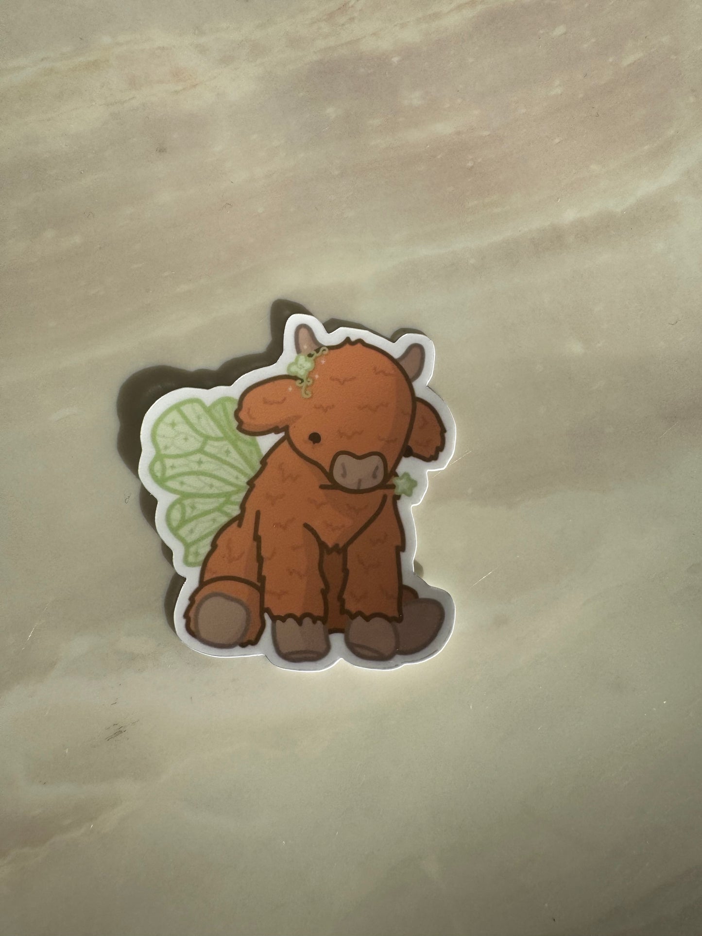 FAIRY COW- STICKER WATERPROOF ( A PRUEBA DE AGUA)