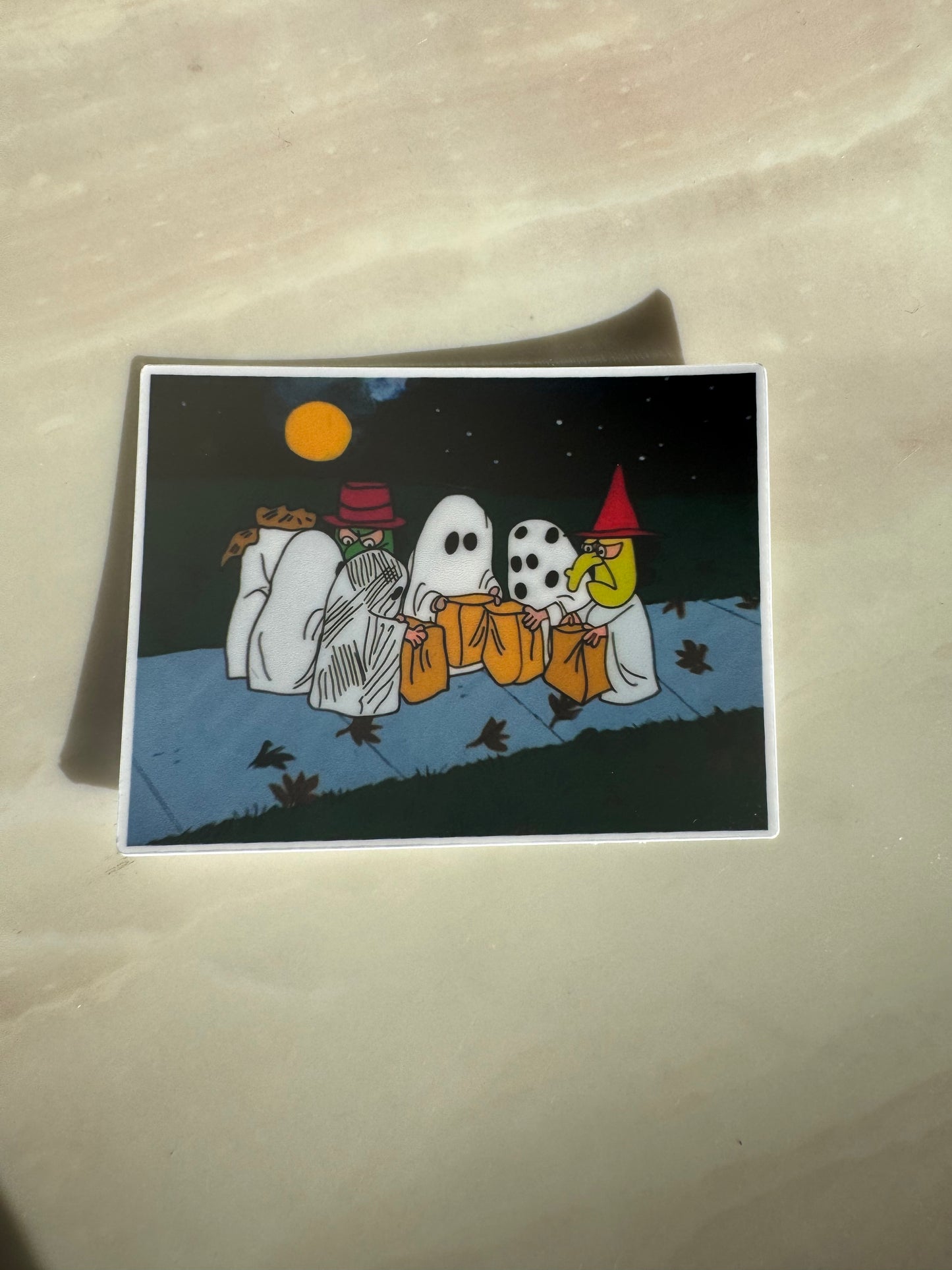 TRICK OR TREAT- STICKER WATERPROOF ( A PRUEBA DE AGUA)
