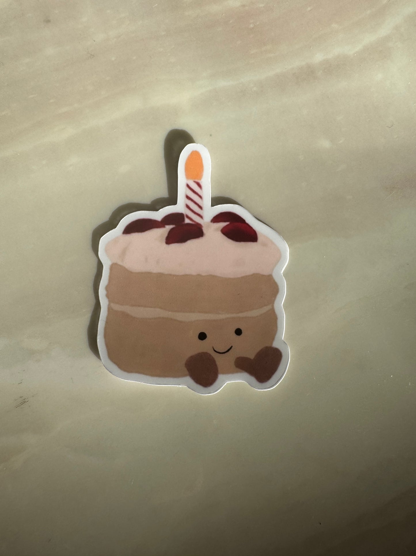 BIRTHDAY CAKE - STICKER WATERPROOF ( A PRUEBA DE AGUA)