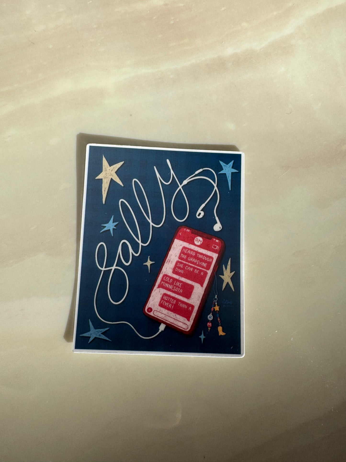 WHEN THE WINE RUNS OUT - STICKER WATERPROOF ( A PRUEBA DE AGUA)