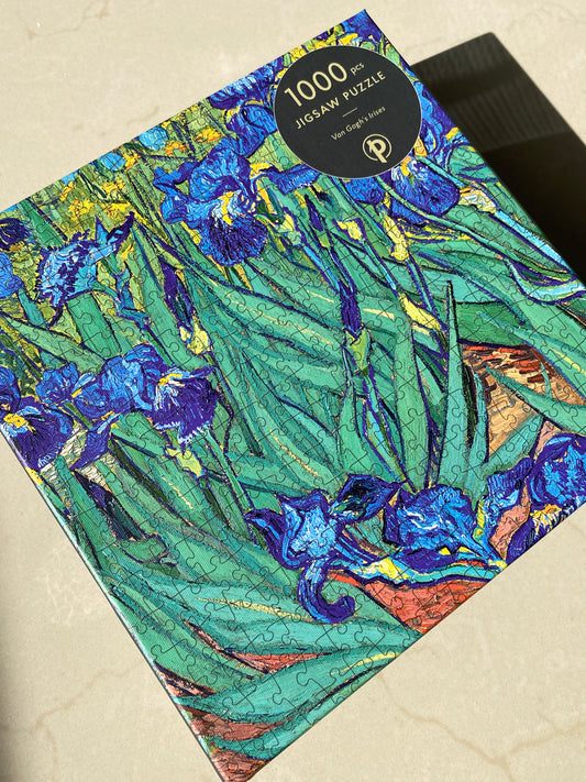 Van Gogh's Irises 1000 Piece Jigsaw Puzzle