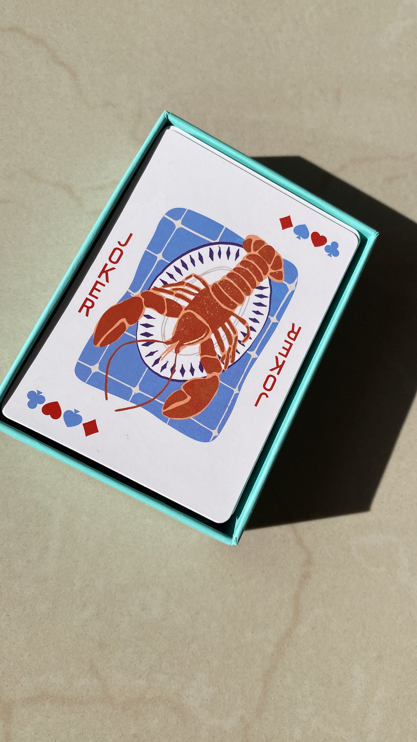 Mediterranean Summer Playing Cards - Artist Designed Deck of Cards