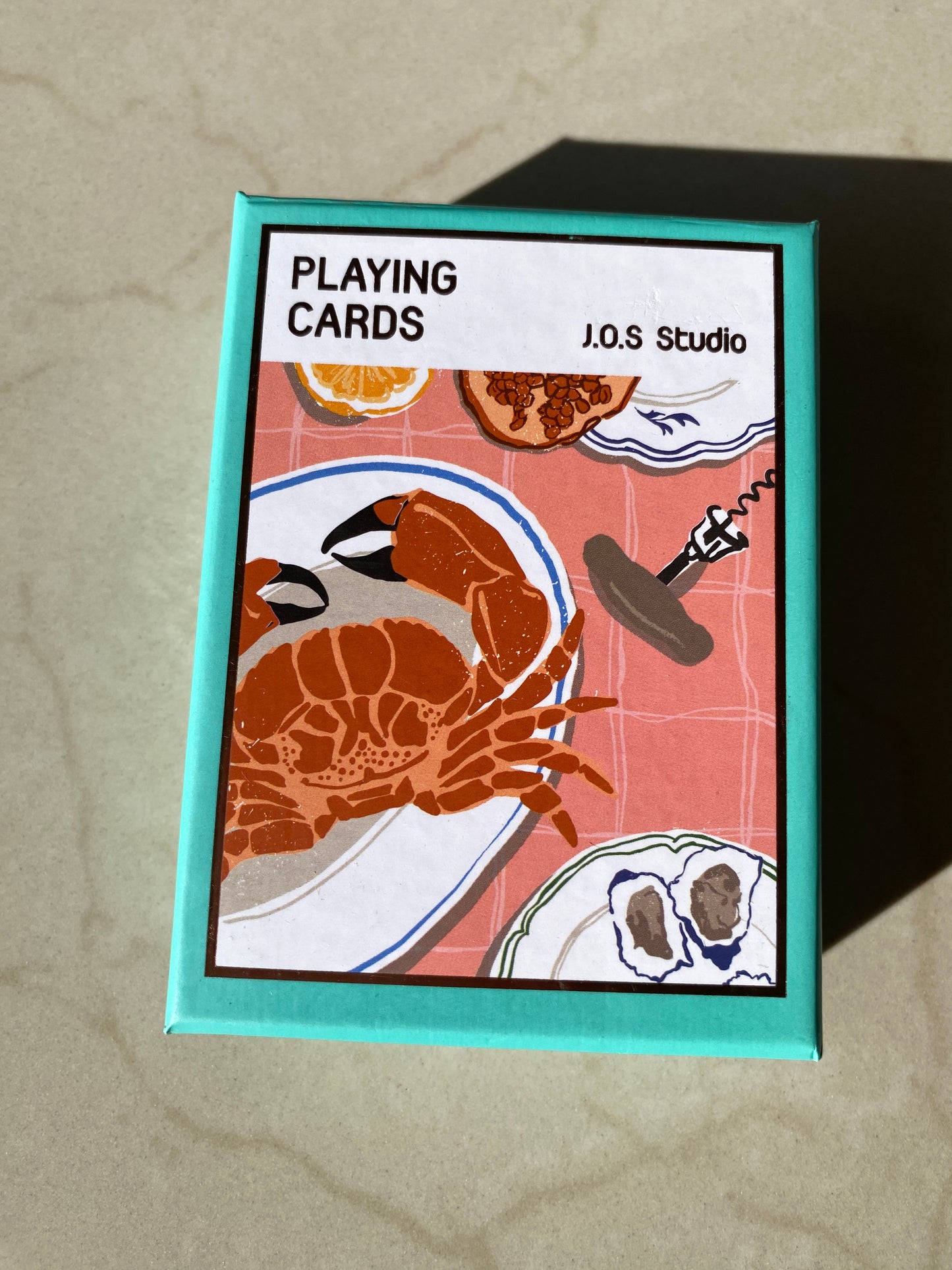 Mediterranean Summer Playing Cards - Artist Designed Deck of Cards