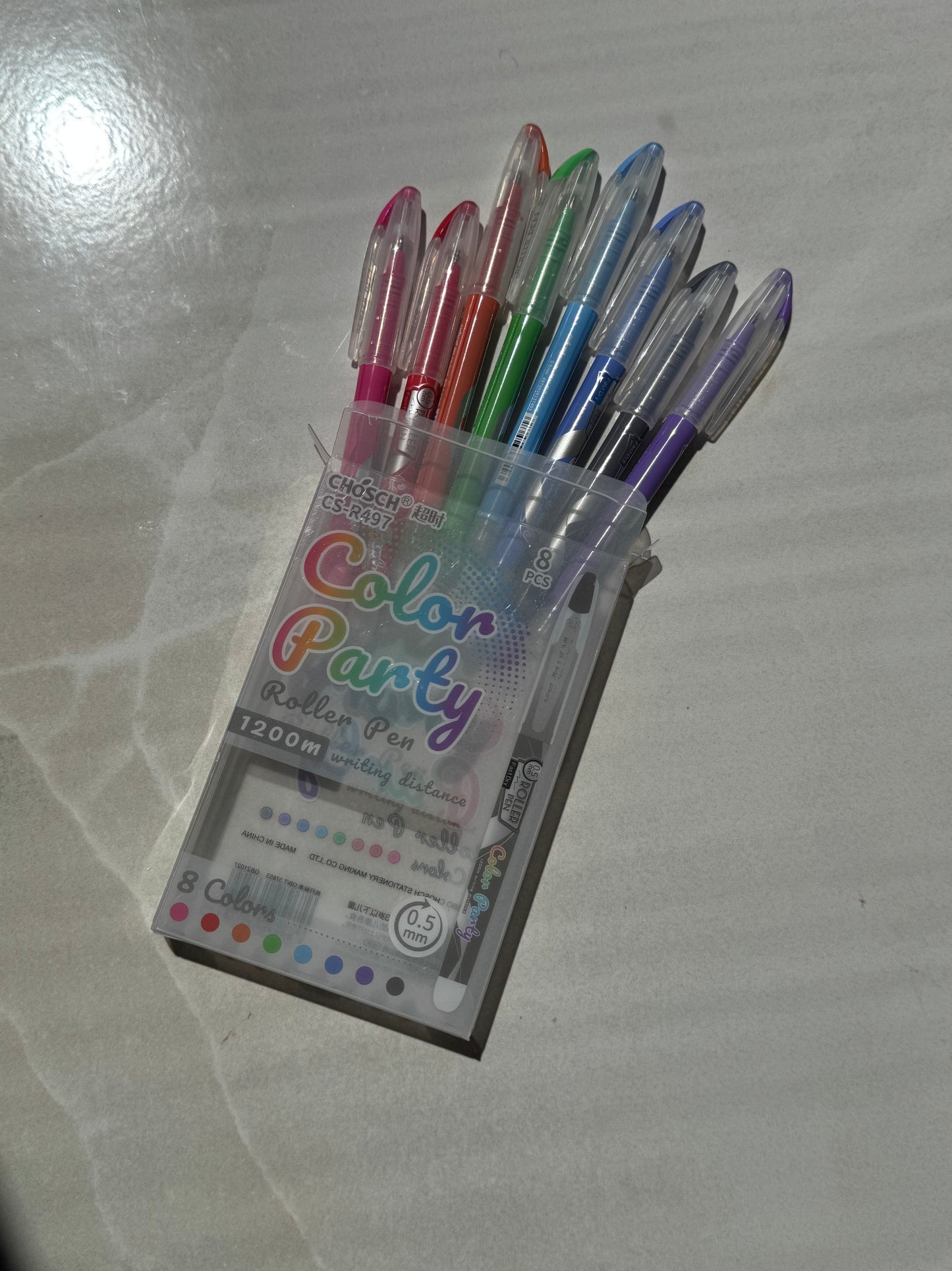 SET DE PLUMAS ROLLER PUNTA FINA