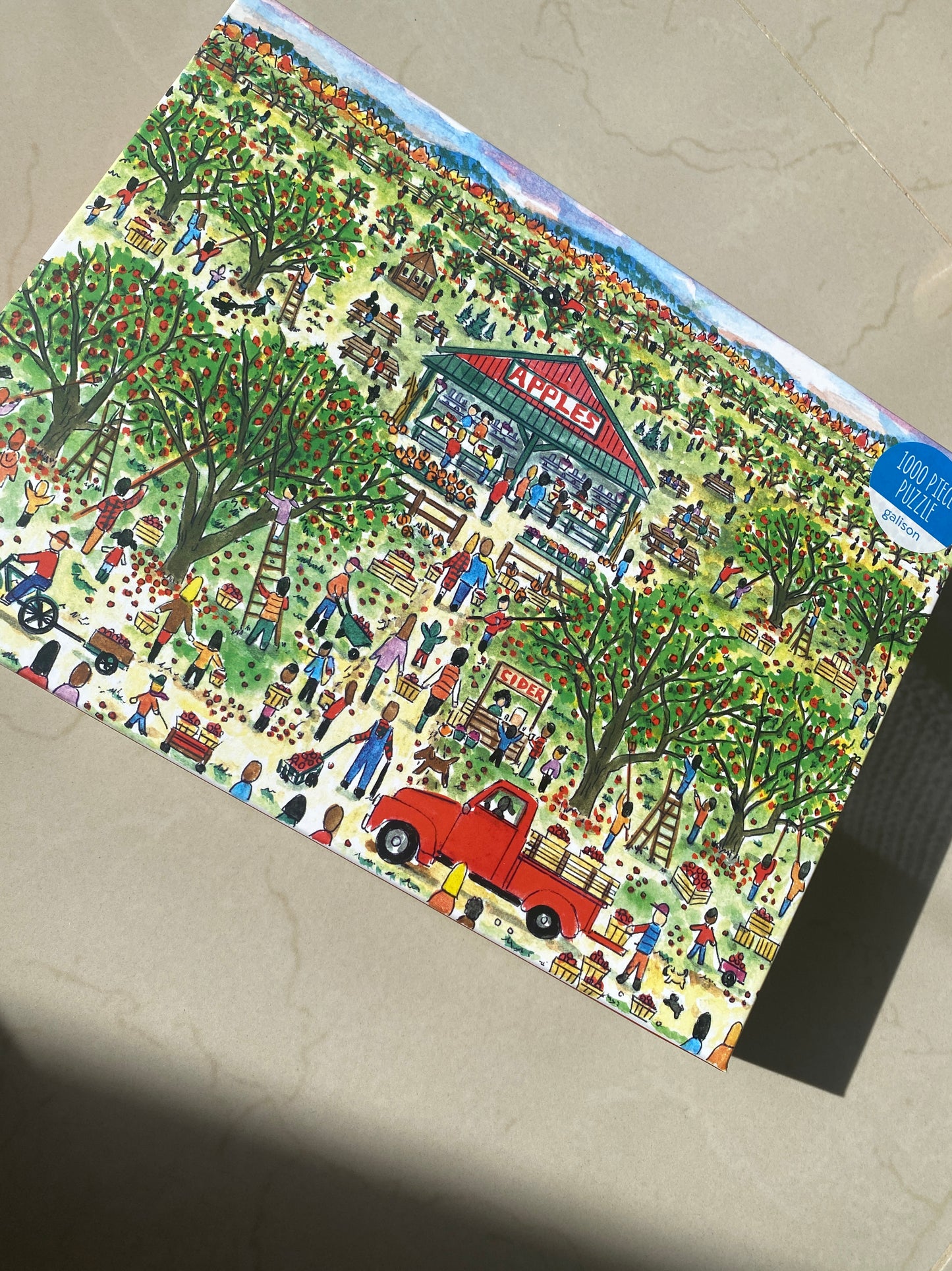 Michael Storrings Apple Pickin' 1000 Piece Puzzle