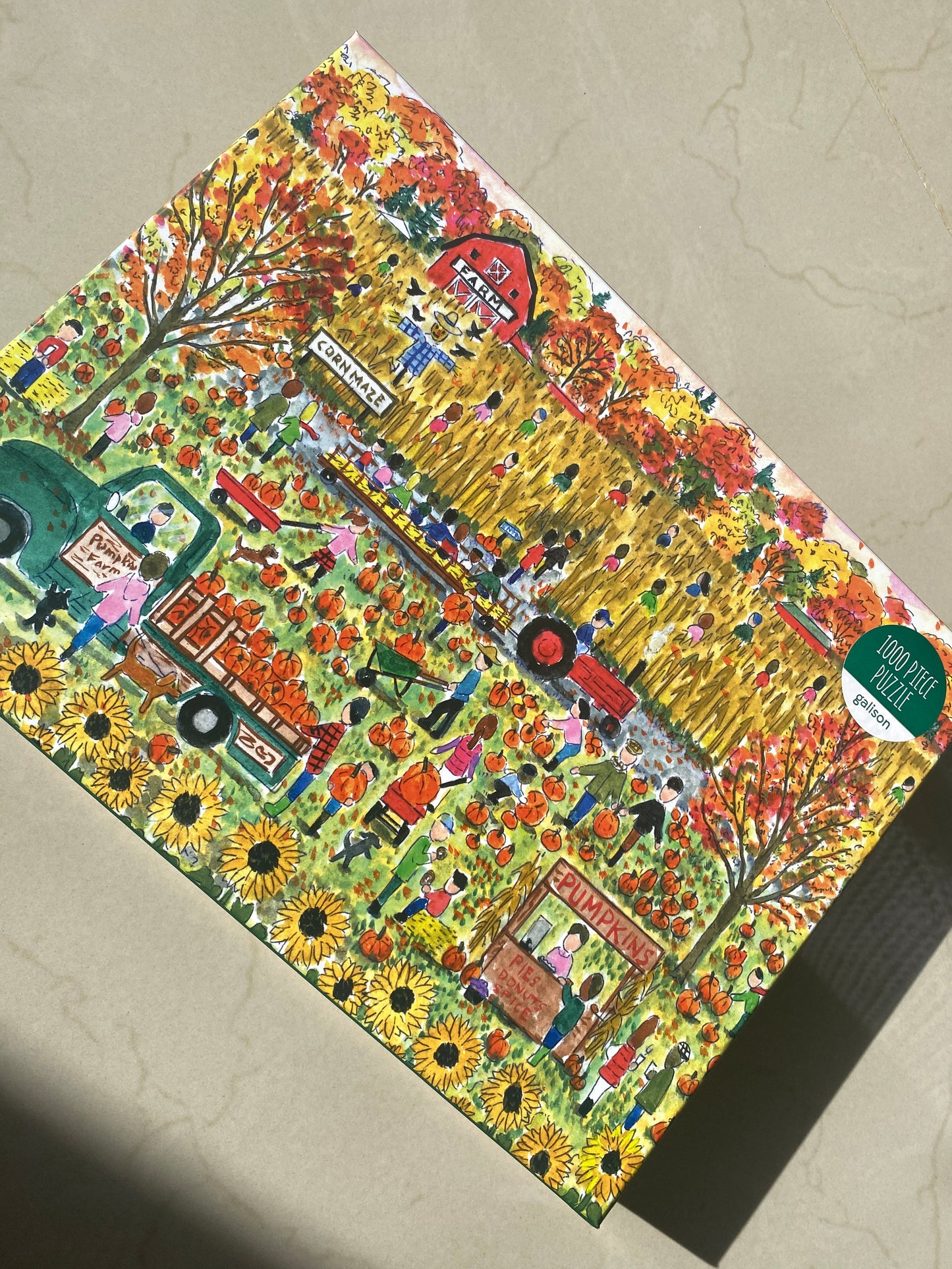 Michael Storrings Pumpkin Patch 1000 Piece Puzzle