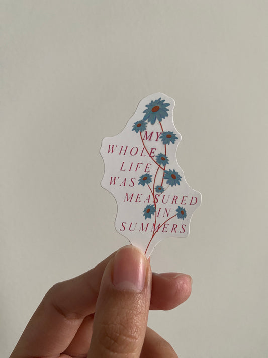 Sticker The Summer I Turned Pretty