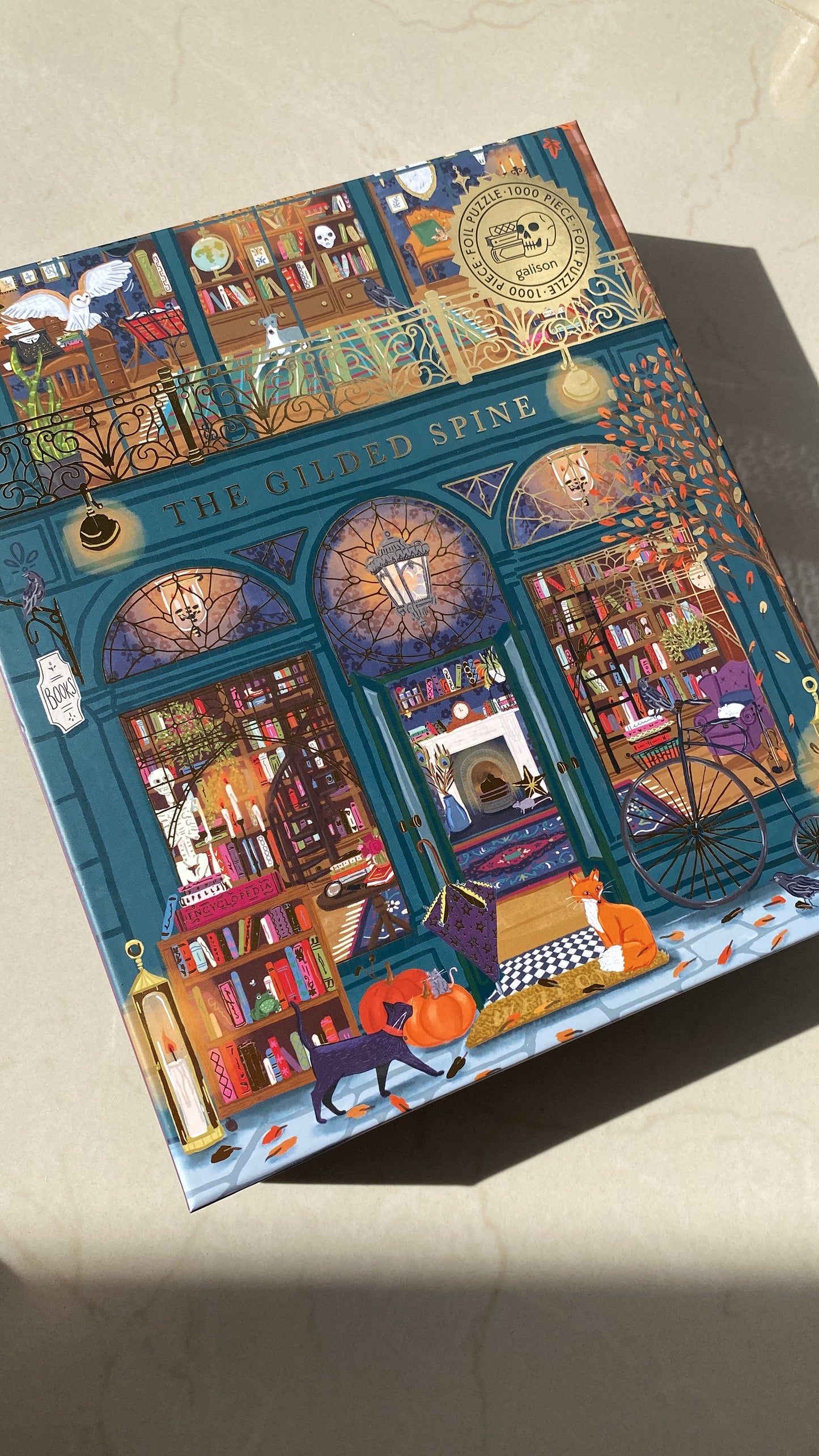 The Gilded Spine 1000 Piece Foil Puzzle