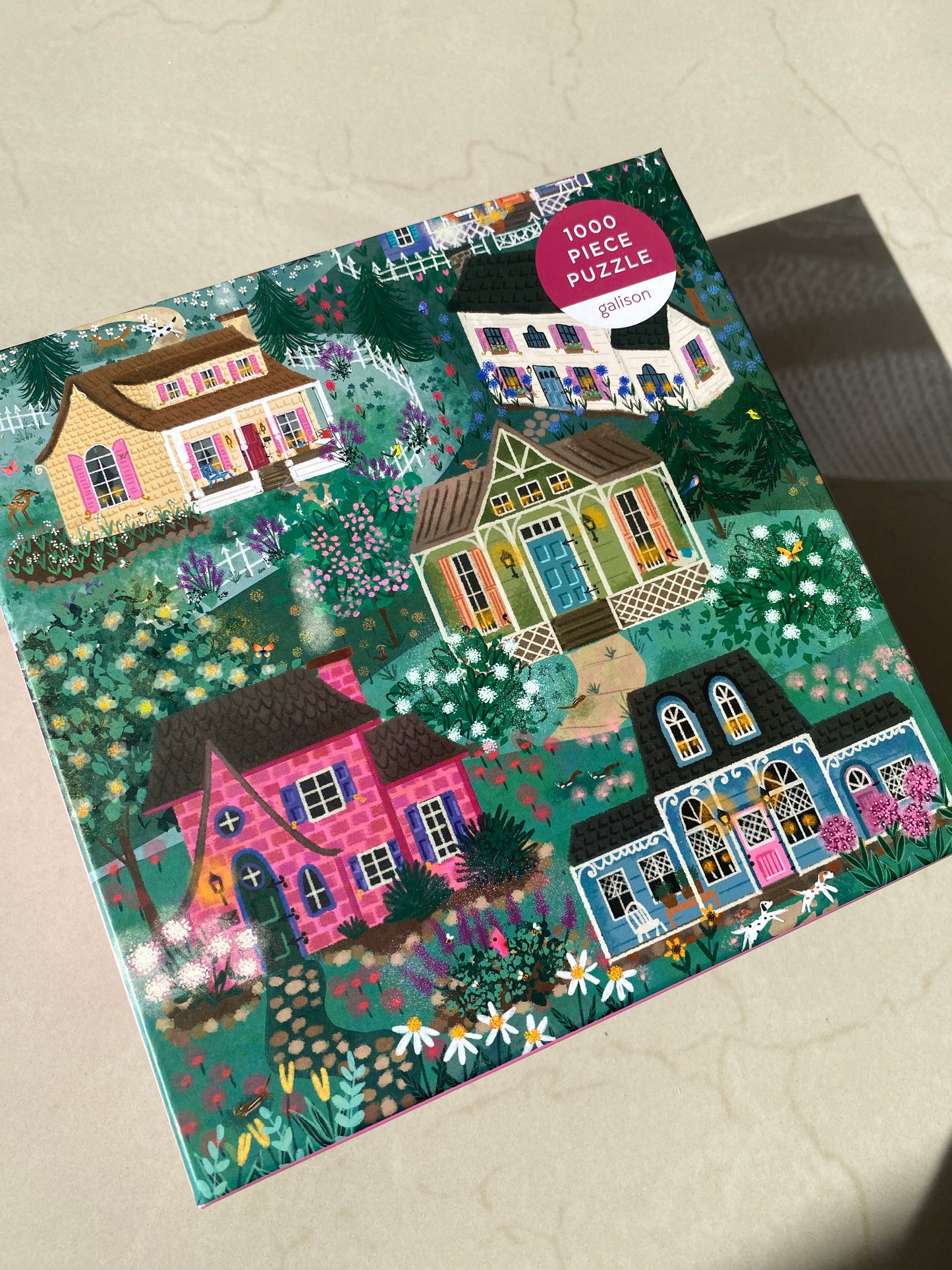 Joy Laforme The Cottage Hills 1000 Piece Puzzle in a Square Box
