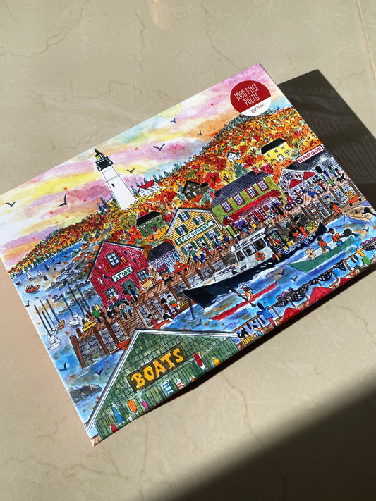 Michael Storrings Autumn By the Sea 1000 Piece Puzzle