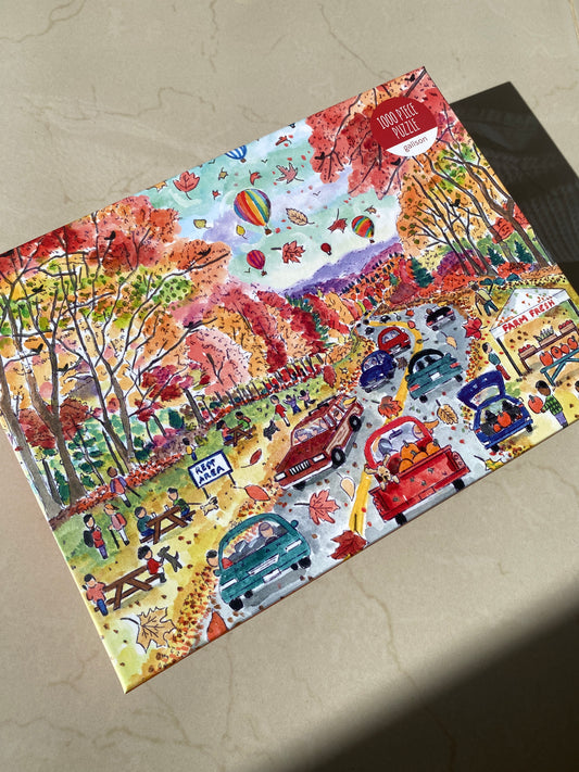 Michael Storrings Leaf Peeping 1000 Piece Puzzle
