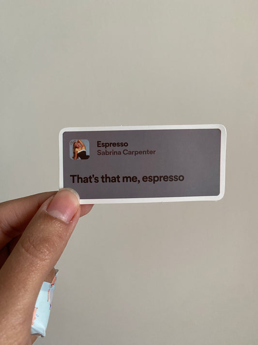 Sticker Sabrina Carpenter