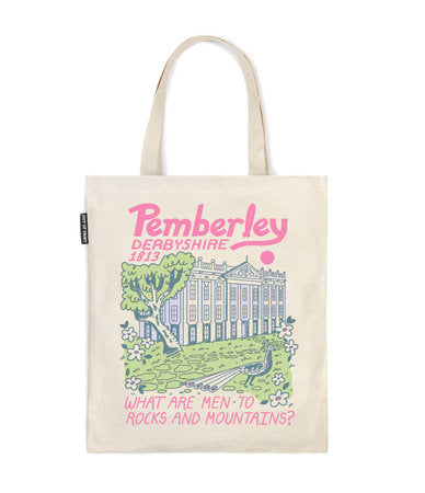 PRE-ORDEN- Jane Austen's Pride and Prejudice: Pemberley Tote Bag TARDA DE 2-5 SEMANAS EN LLEGAR