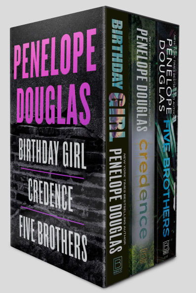 PRE-ORDEN- Penelope Douglas 3-Book Boxed Set: Birthday Girl, Credence, and Five Brothers by Penelope Douglas TARDA DE 2-5 SEMANAS EN LLEGAR