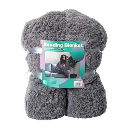 PRE-ORDEN- Reading Blanket With Hood 50inx60in TARDA DE 2-4 SEMANAS EN LLEGAR