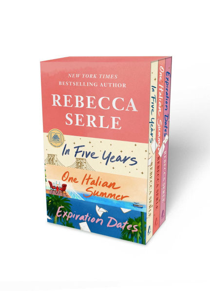 PRE-ORDEN-Rebecca Serle Boxed Set: In Five Years, One Italian Summer, Expiration Dates by Rebecca Serle TARDA DE 2-5 SEMANAS EN LLEGAR A PARTIR DEL 28 DE OCTUBRE
