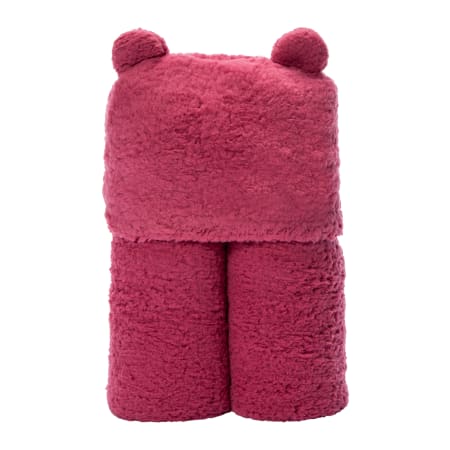 PRE-ORDEN- Sherpa Hooded Throw Blanket 50in x 60in TARDA DE 2-4 SEMANAS EN LLEGAR
