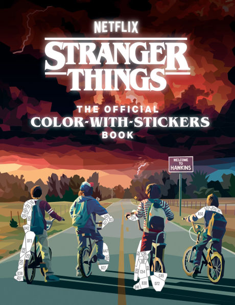 PRE-ORDEN- Stranger Things: The Official Color-with-Stickers Book by Random House Worlds TARDA DE 2-5 SEMANAS EN LLEGAR A PARTIR DEL 30 DE SEPTIEMBRE