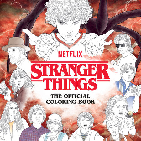 PRE-ORDEN- Stranger Things: The Official Coloring Book TARDA DE 2 A 5 SEMANAS EN LLEGAR