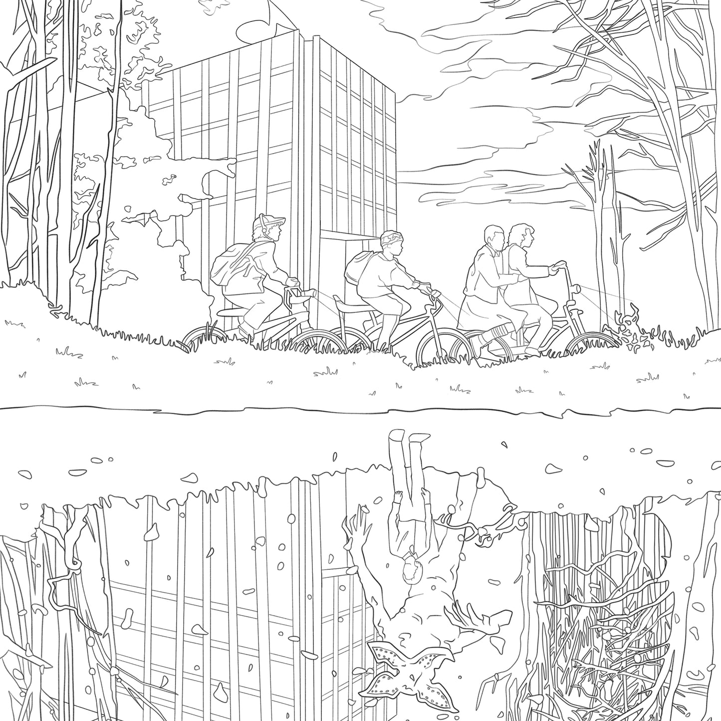 PRE-ORDEN- Stranger Things: The Official Coloring Book TARDA DE 2 A 5 SEMANAS EN LLEGAR