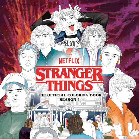 PRE-ORDEN- Stranger Things: The Official Coloring Book, Season 4 TARDA DE 2 A 4 SEMANAS EN LLEGAR