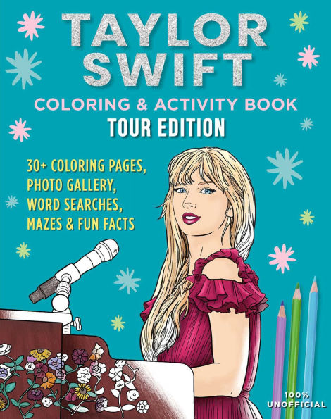 PRE-ORDEN- Taylor Swift Coloring & Activity Book: Tour Edition TARDA DE 2 A 5 SEMANAS EN LLEGAR