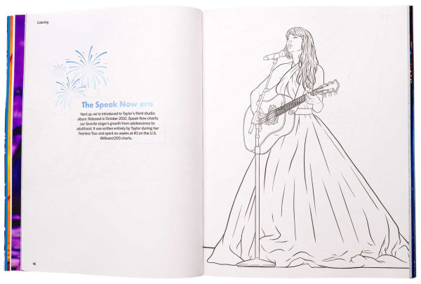 PRE-ORDEN- Taylor Swift Coloring & Activity Book: Tour Edition TARDA DE 2 A 5 SEMANAS EN LLEGAR