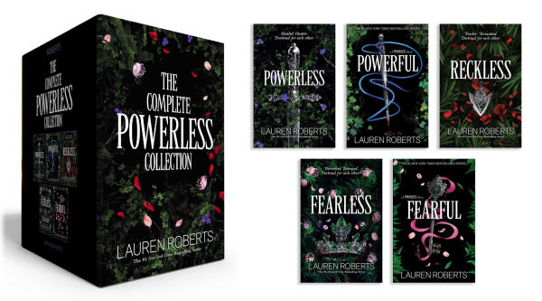 PRE-ORDEN- The Complete Powerless Collection (Boxed Set): Powerless, Powerful, Reckless, Fearless, Fearful by Lauren Roberts TARDA DE 2-5 SEMANAS EN LLEGAR