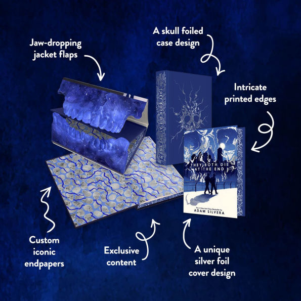 PRE-ORDEN- They Both Die at the End Collector's Deluxe Limited Edition by Adam Silvera TARDA DE 2-5 SEMANAS EN LLEGAR A PARTIR DEL 7 DE OCTUBRE